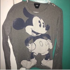 Vintage Mickey Dolce&gobana long sleeve T-shirt